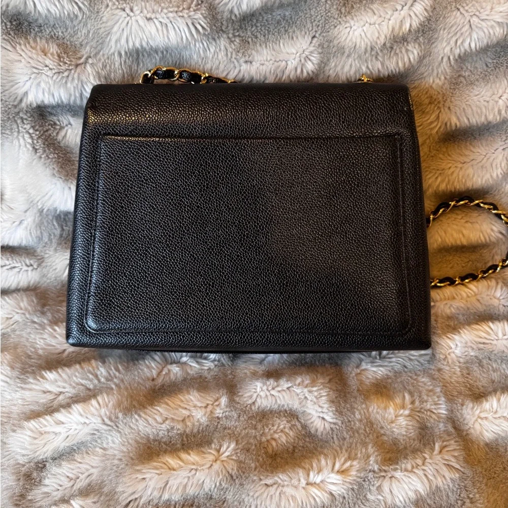 Chanel Rare Flap Box Caviar Bag - Picture 7 of 16